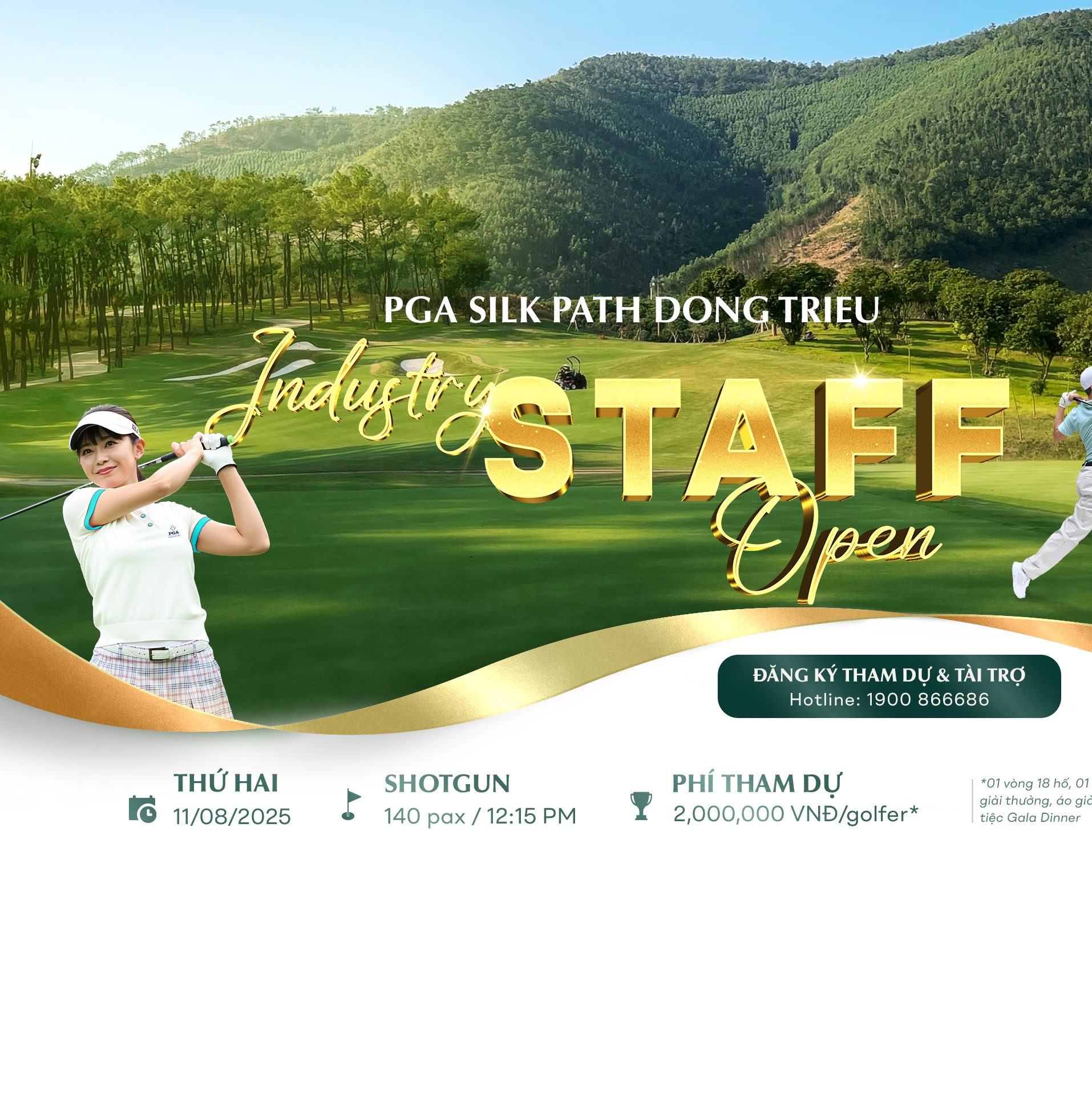 THÔNG CÁO BÁO CHÍ – GIẢI ĐẤU PGA SILK PATH ĐÔNG TRIỀU INDUSTRY STAFF OPEN 2025